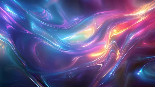 Iridescent plasma waves form fluid light trails with high chroma