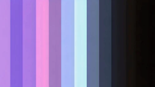 Vertical gradient stripes from lavender to deep charcoal tones