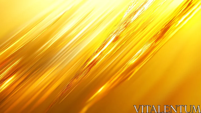 Abstract golden light streaks with vibrant glowing design.