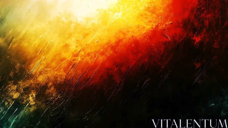 Abstract gradient field of warm light and dark contrast.