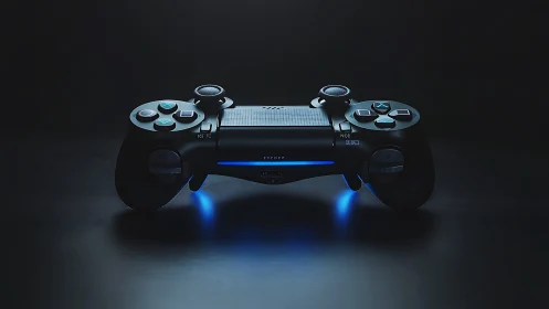 Dualshock 4 Wireless Controller with Blue LED Accent Lighting