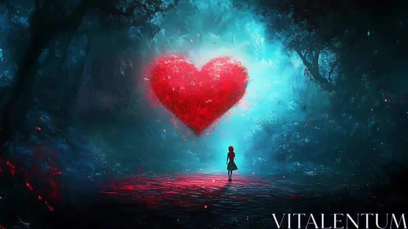 Love's Glowing Beacon in the Enchanted Forest.