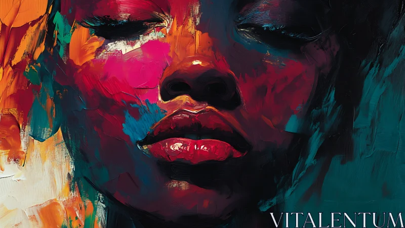 Quiet radiance in a storm of color and tender brushstrokes.