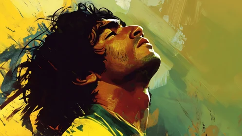 Sunlit pause of a dreamer caught between breath and sky.