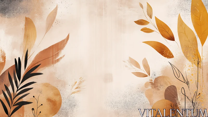 Muted autumn leaves quietly choreograph a warm dusted hush