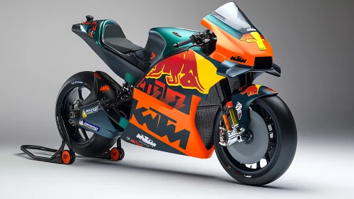 Rendered racing motorcycle model displays detailed aerodynamic bodywork
