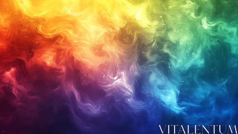 Spectral fluid dynamics render shows swirling full‑spectrum gradient