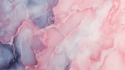 Soft pink and gray marble texture with fluid veining.
