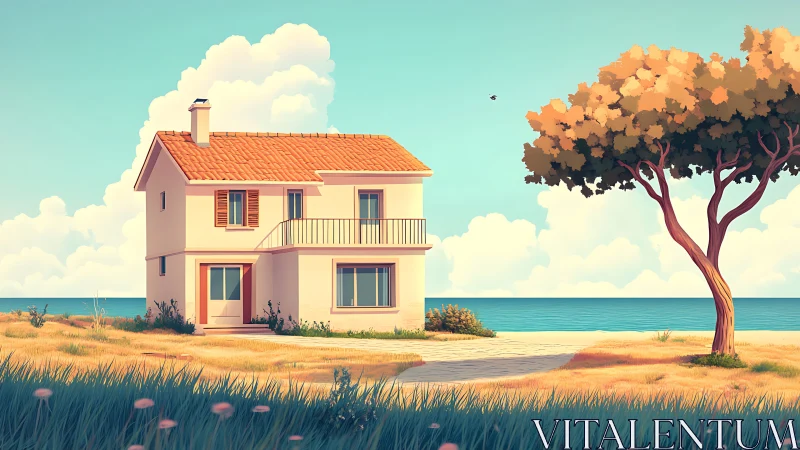 Cottage Dreams: Where Sandy Shores Meet Whimsical Architecture