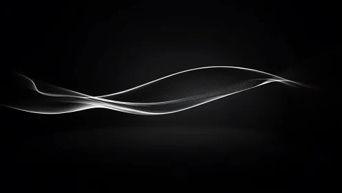 Luminescent parametric waveform across black spectral void.