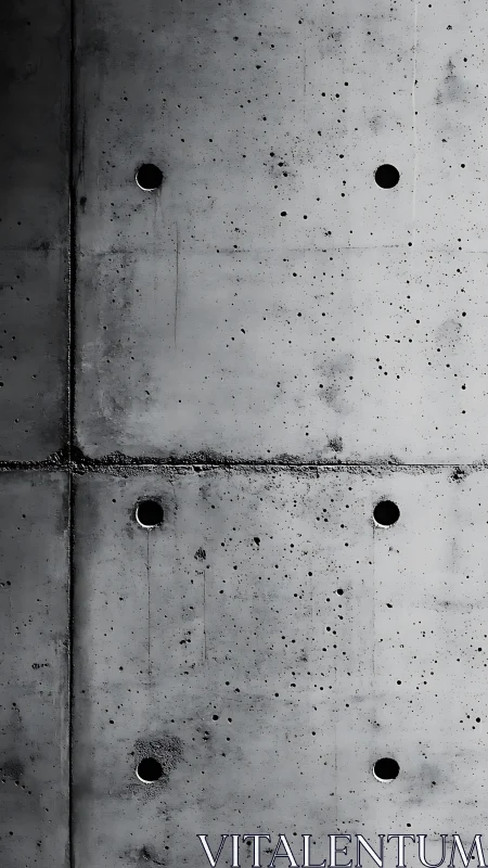 Softly weathered concrete wall with calming urban character.