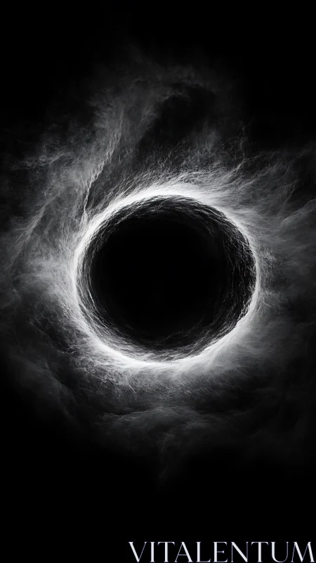 Whispering Void Ringed in Ghostlight, Breathing Quiet Gravity.