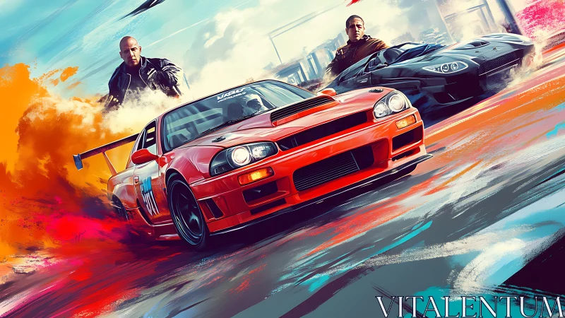 Turbocharged street legends carve neon heat across asphalt