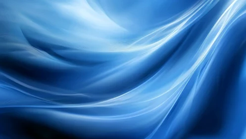 Fluid blue light waves with translucent layered gradients