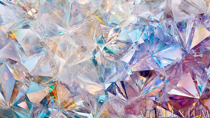 Crystal daydreams in a kaleidoscope of soft rainbow light.