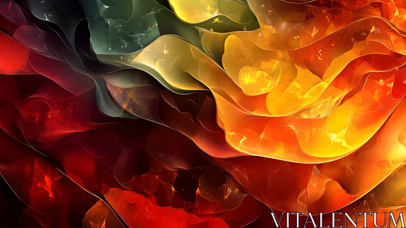 Glowing waves of color drifting through a cozy abstract dream.