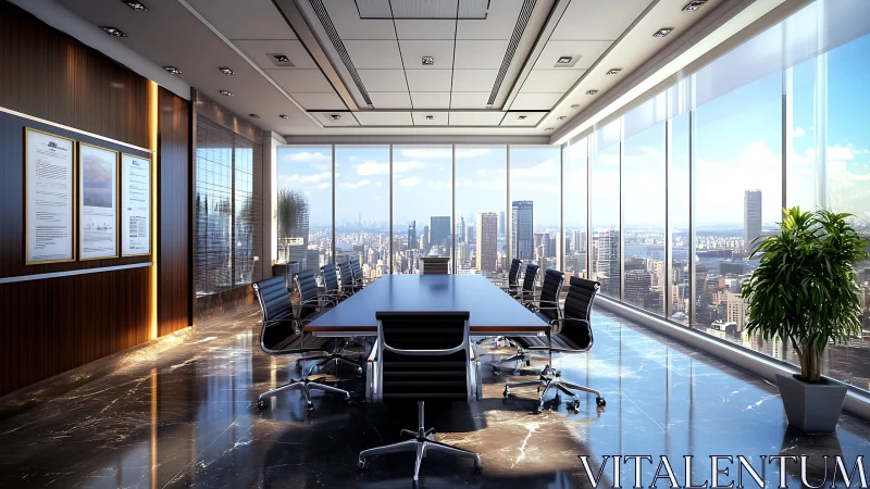 Stunning Skyline Office: Where Success Meets Panoramic City Views