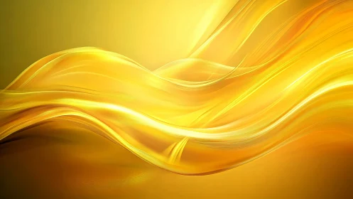 Liquid sunstreams curl across a glowing golden horizon.