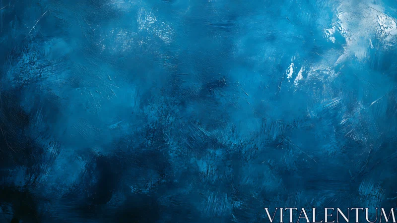 Deep blue abstract texture evokes calm oceanic atmosphere