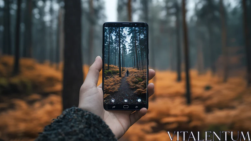 Smartphone Portal Captures Forest's Secret Pathway