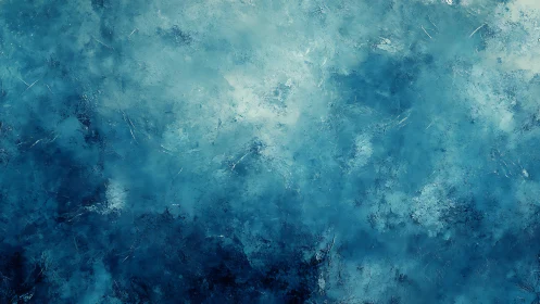 Textured blue abstract surface shows layered tonal gradients