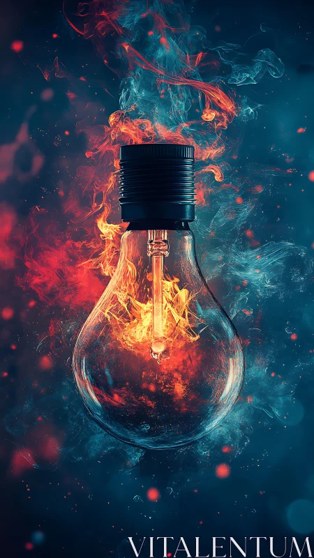 Incandescent bulb rendering with dynamic light and particle effects