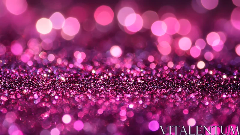 Sparkling Pink Glitter Bokeh Background in Vibrant Abstract Style.