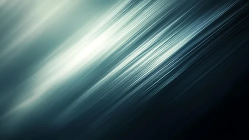 Abstract light streaks in blue and white, modern digital art style.