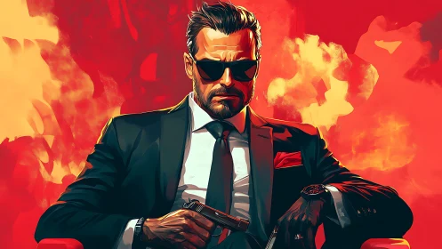 Cool-headed fixer in a blazing red world of intrigue.