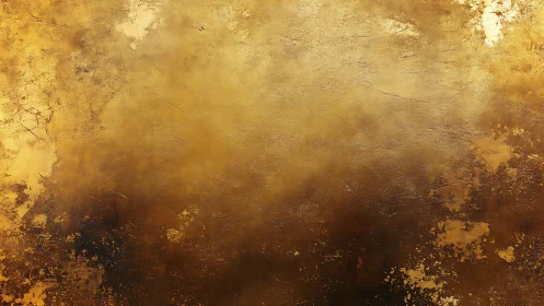 Burnished twilight goldscape with moody textured shimmer.