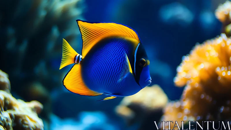 Coral ballroom royalty: neon reef fish in liquid spotlight.