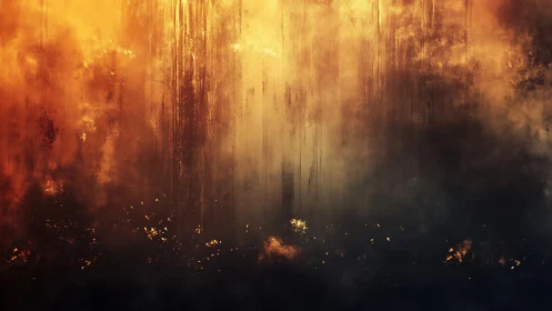Abstract fiery gradient background with smoky textures and vertical streaks.