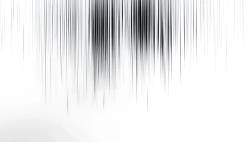 Soft vertical lines drift downward in a quiet abstract space