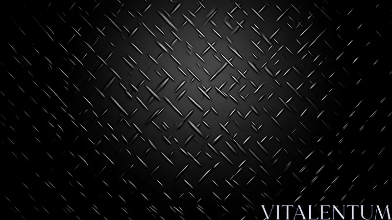 Dark metallic diamond plate texture with raised diagonal ridges.