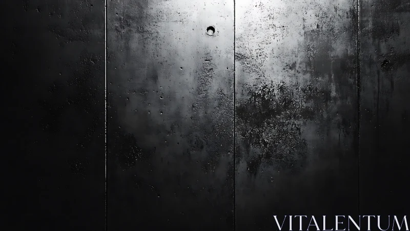 Industrial nightwall whispering in scarred charcoal light.