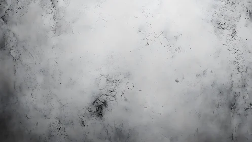 Soft gray plaster wall with dreamy weathered texture.