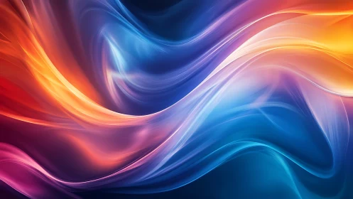 Waves of Liquid Light Dancing Through Neon Twilight.