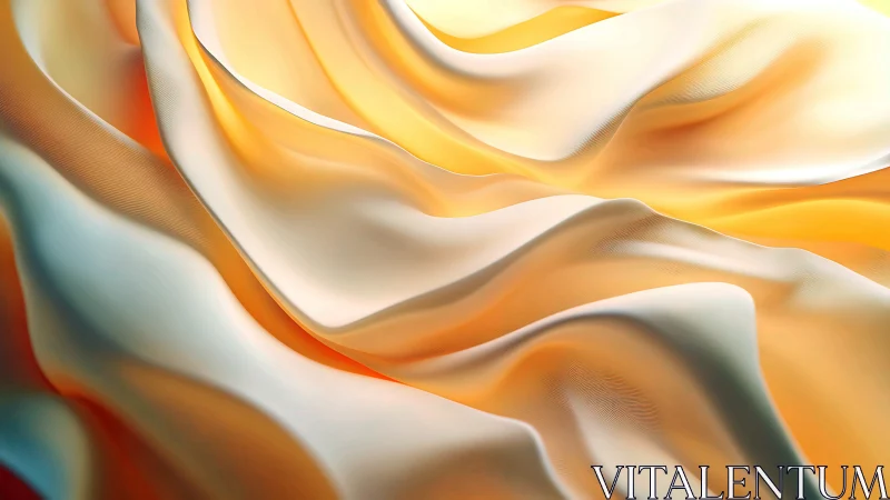 Sunlit silk currents folding into dreamy abstract dunes.