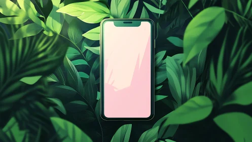 Smartphone Sanctuary: Where Digital Wonder Meets Nature's Embrace.