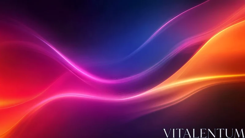 Neon currents glide across a twilight spectrum horizon.