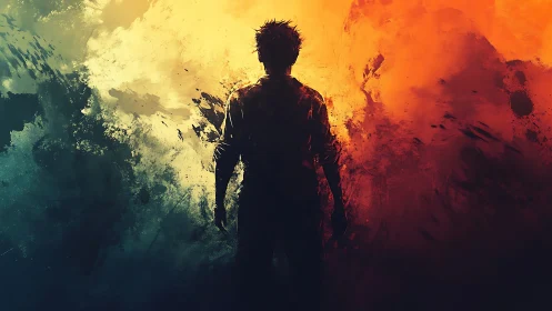 Shadowwalker Between Fire And Storm-Tossed Silence.