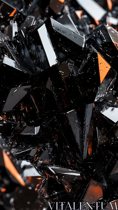 Shards of obsidian light argue in sharp metallic whispers