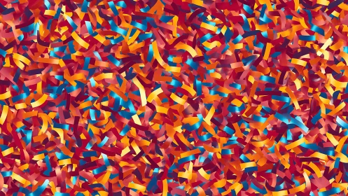 Colorful party confetti pattern radiates energetic celebration