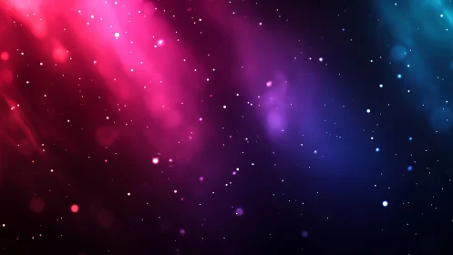 Starlit neon nebula drifts through cosmic velvet nightscape.