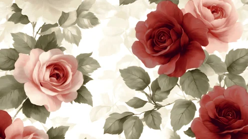 Elegant Roses Create a Timeless Romantic Garden Arrangement