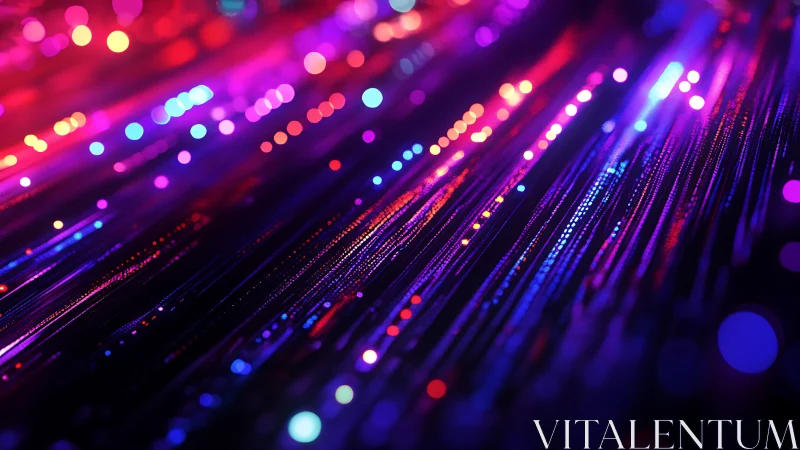 Colored light streaks forming abstract digital background.