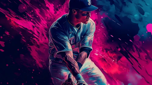 Electric diamond slugger carved from neon velocity. Period.