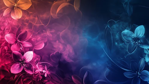 Luminous Blooms Traverse Opposite Spectrums of Light.