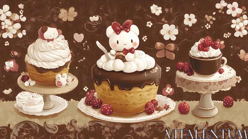 Confectionery Dreams: Whimsical Dessert Tablescape with Charming Details