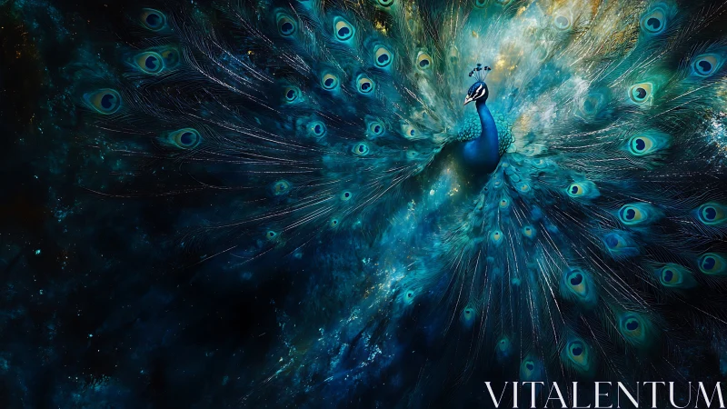 Starlit Peacock Nebula Unfurling Its Cosmic Crown.